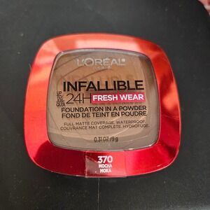 L'Oreal Infallible 24H Fresh Wear Foundation‎ In A Powder - 370 Mocha
